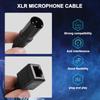 uxcell 3-Pin DMX512 XLR to RJ45 Female Adapter Cable 4-Pack 1.6ft Microphone Extension Cable Stage Studio Lighting