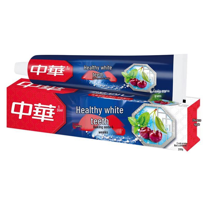 Zhonghua Healthy White Teeth Dynamic Fruit Flavor Toothpaste, 4-Pack