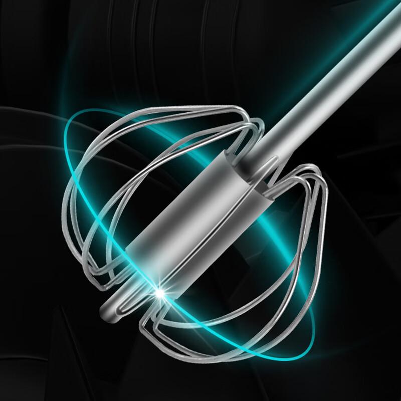 Minai Edelstahl Halbautomatischer Hand Schneebesen