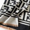 Fashion scarf women's winter high sense autumn and winter wool scarf shawl ET letter air-conditioned room scarf