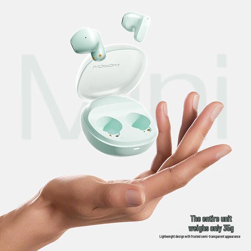WOPOW TWS21 Ultra-Mini Half-in-Ear True Wireless Bluetooth Earbuds