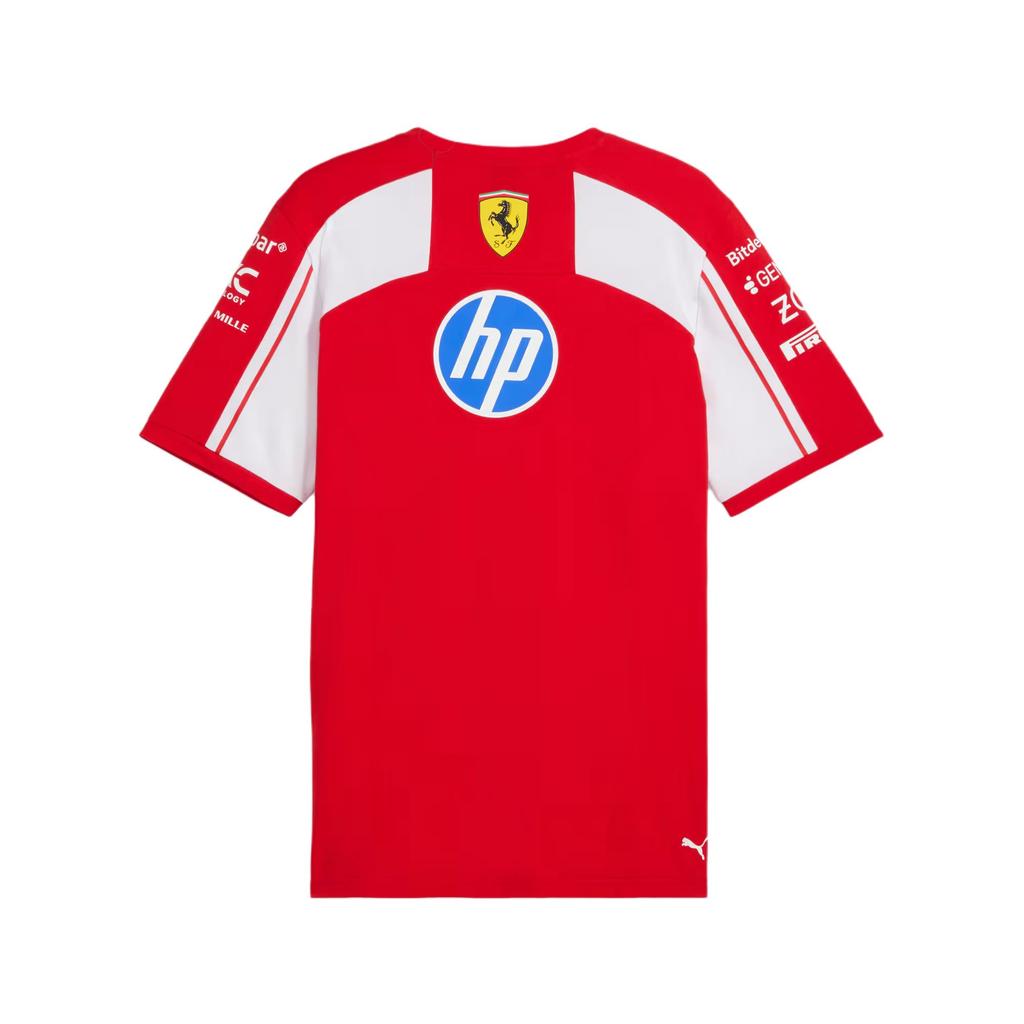 Puma Scuderia Ferrari Hp Replica Series Round Neck Short Sleeve T-Shirt Unisex Tops 713831-01
