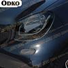 Car Headlight Protective Film Smoked Black Tint Wrap Vinyl Transparent Sticker TPU Sticker For Smart Fortwo 453 2016-Present