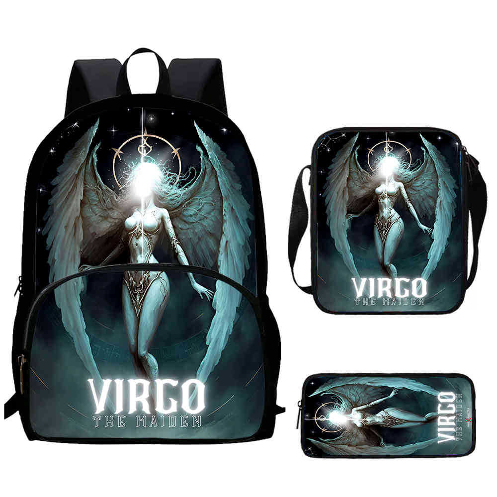 12 Sternbilder Schultasche High Definition Multifunktion Oxford Leichter Rucksack Haare