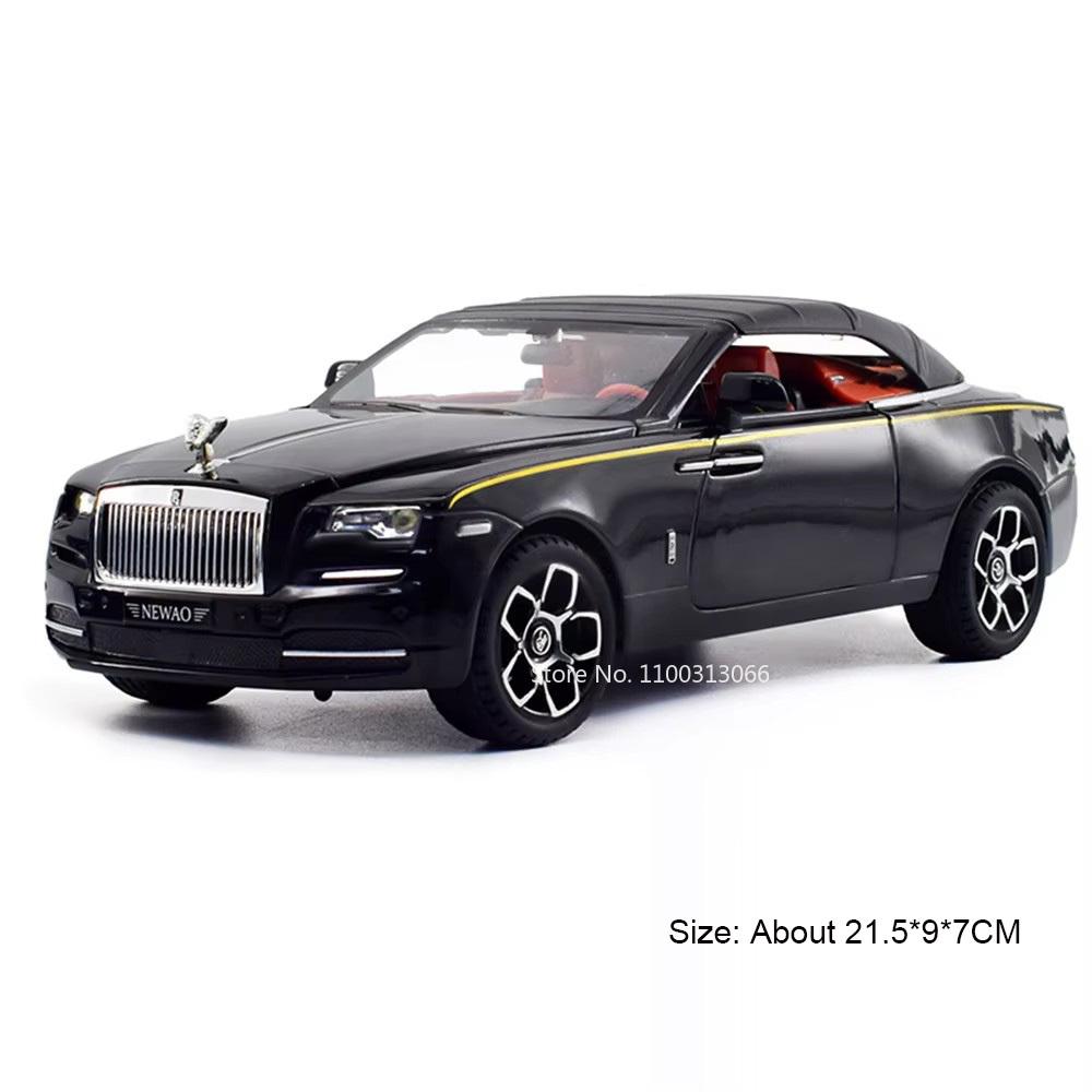 1:24 Rolls Royce Phantom Dawn Miniature Models Cars Alloy Diecasts Toys Vehicles Model Pull Back Car Toys Boys Festival Gifts