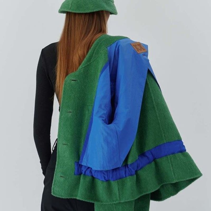 KEUNI PAUL_HANDMADE BUCKET HAT_GREEN