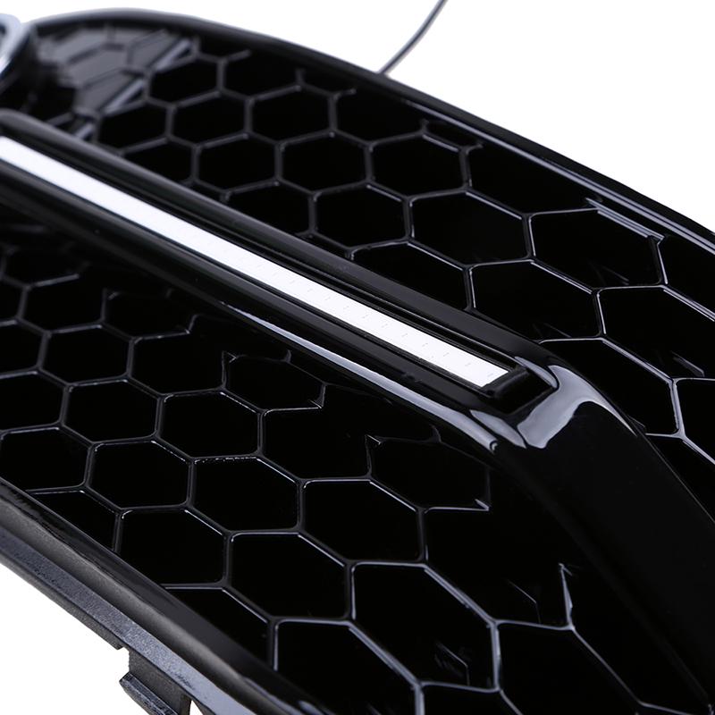 Buy 1Pair Front Lower Bumper LED DRL Fog Light Grill Cover at