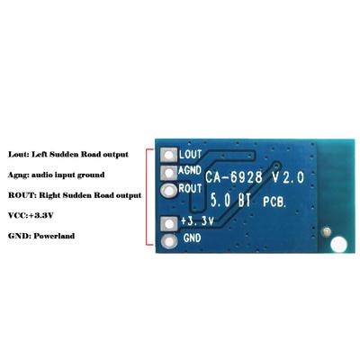 23 × 15mm Ses Modülü Amplifikatör Kartı DC Güç Kaynağı
