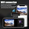 2/3-Kanal WIFI Auto DVR, Hochauflösende 1080P In-Car Dashcam mit drei Kameras, Videoaufzeichnung.