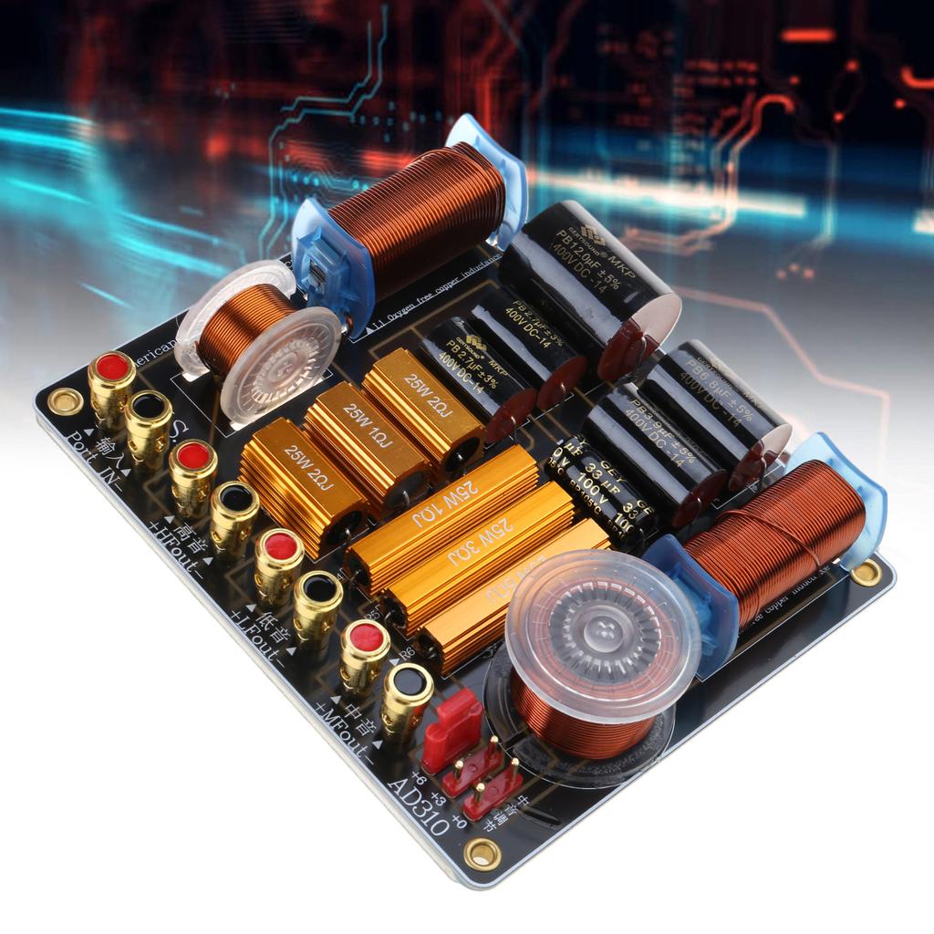 Quality 450W Speaker Crossover Divider Filter Create Powerful Sound Effects for Music Enthusiasts Clear Sound Output