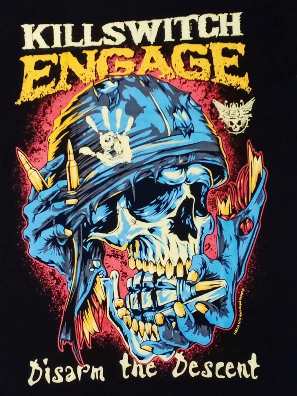 Killswitch Engage Shirt Killswitch Engage Band Black T-shirt S5XL VN3892 S