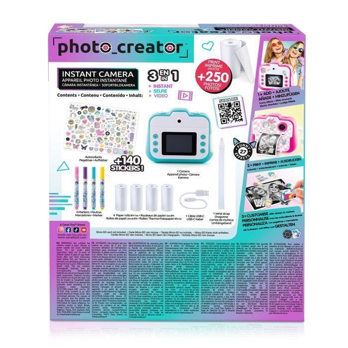 Appareil Photo Instantané - Bleu- Creator - CLK 057 Canal Toys