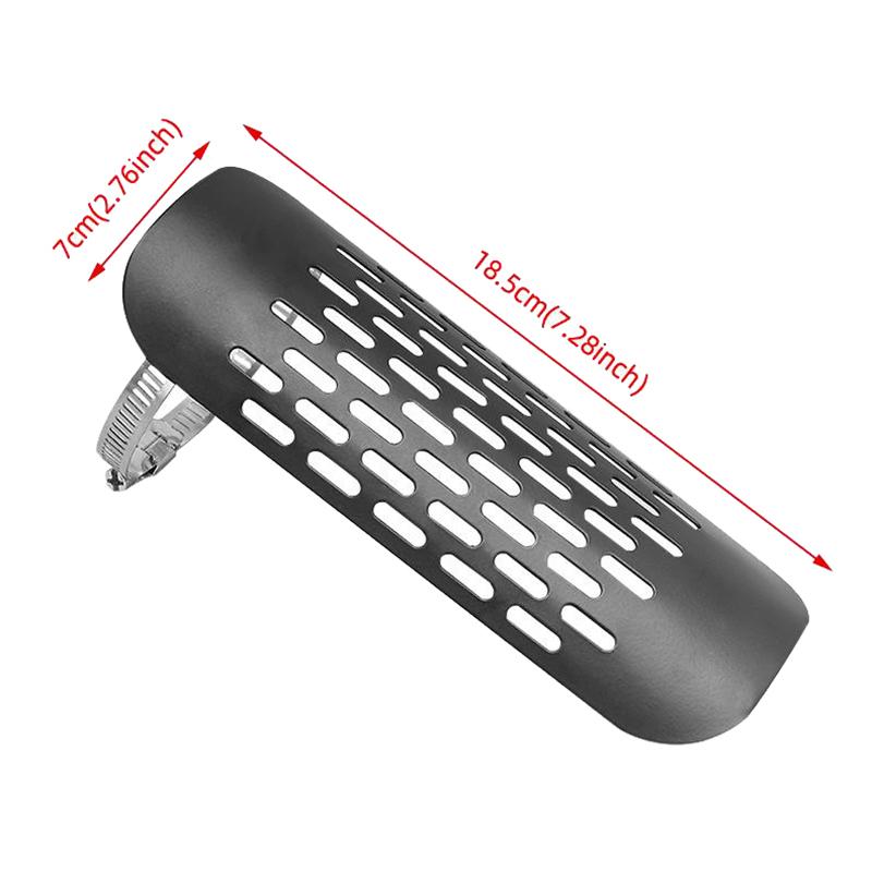 Univerzální kryt tepelného štítu výfukového potrubí motocyklu Chránič tlumiče Moto příslušenství Vhodné pro motocykl