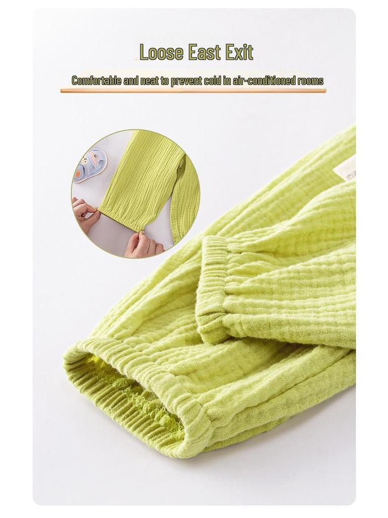 Baby Cotton Bloomers for Boys & Girls - Lightweight, Anti-Mosquito Pants for Spring, Summer & Autumn