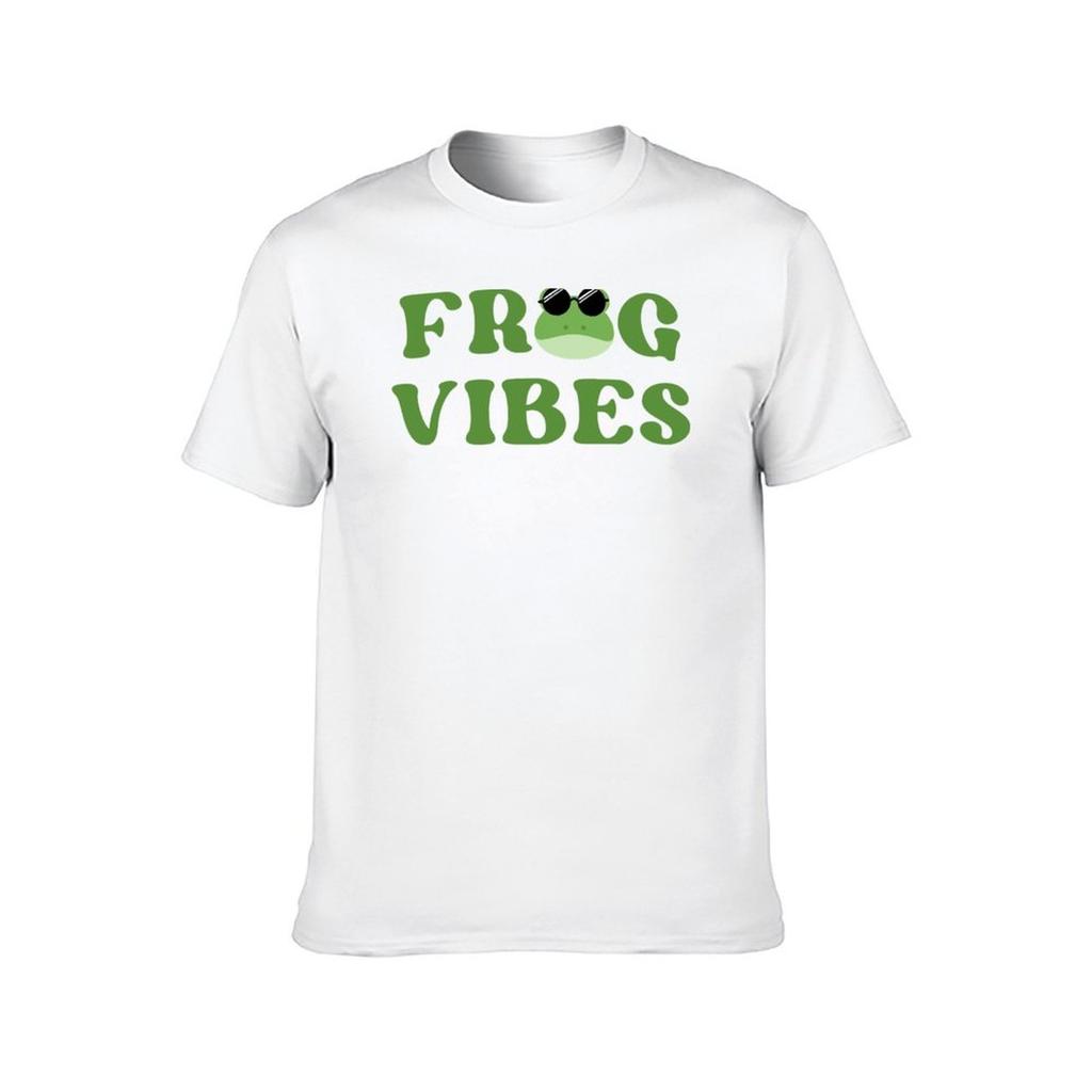 Retro Frog Vibes Frog Aesthetic Cool Frog TShirt t shirts for man graphic vintage man tshirt TShirt