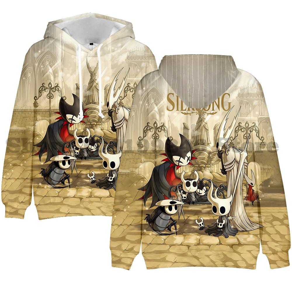Hollow Knight Hoodie Male Fashion Streetwear Men Women Casual Oversized Hoodies Cartoon Casual Kids Hoodies Sweatshirt