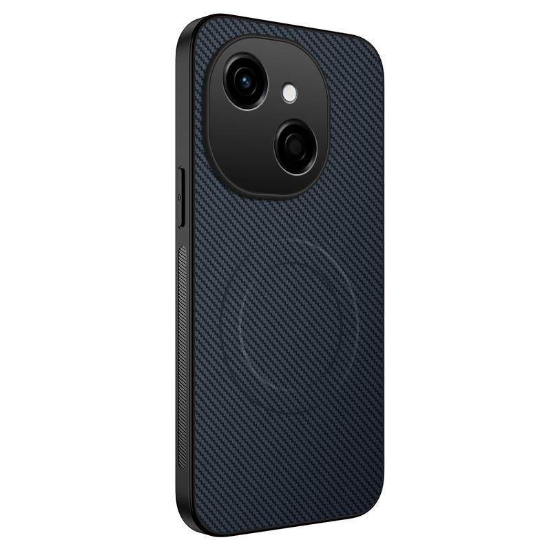 

For Tecno Spark 40 Pro Carbon Fiber Silicone Black Phone Case For Tecno Spark 30 Soft Bumper Anti Fall Cover Spark 40C Spark 30C Spark 30 4G