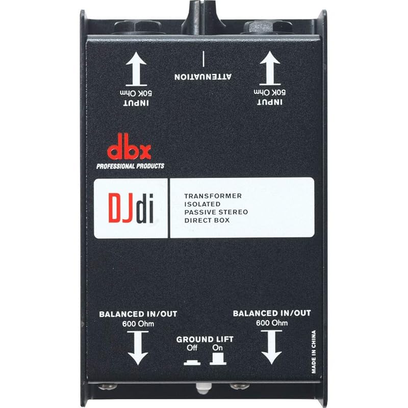 DBX djDi | 2-Channel Passive Direct Box