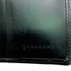 BURBERRY Gamaguchi Nova Check leather Bifold Wallet black leather Used