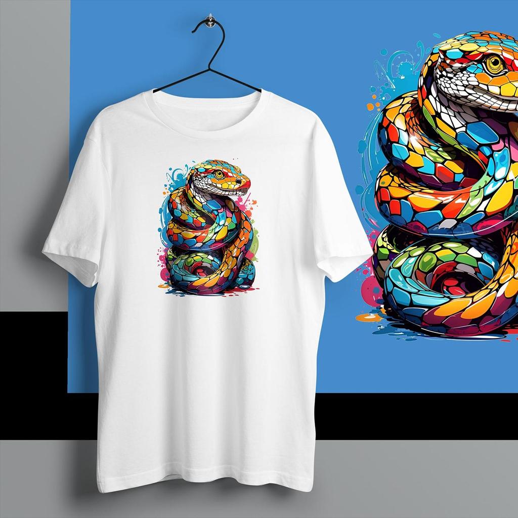 Trendy Snake Graphic Tee: Animal Lover Gift