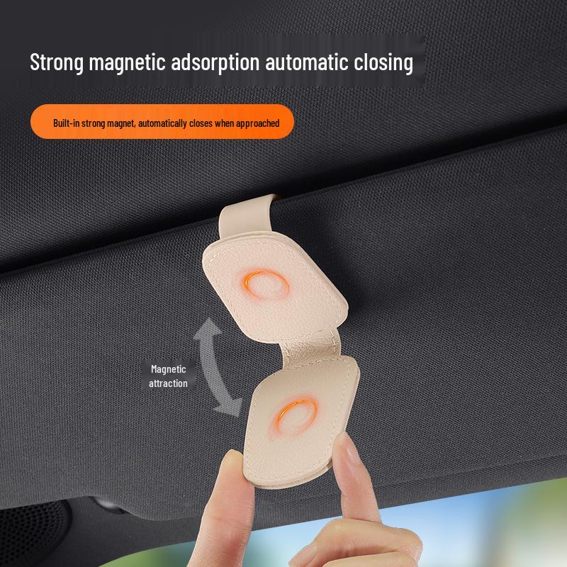 Multi-Function Car Sun Visor Glasses & Storage Clip