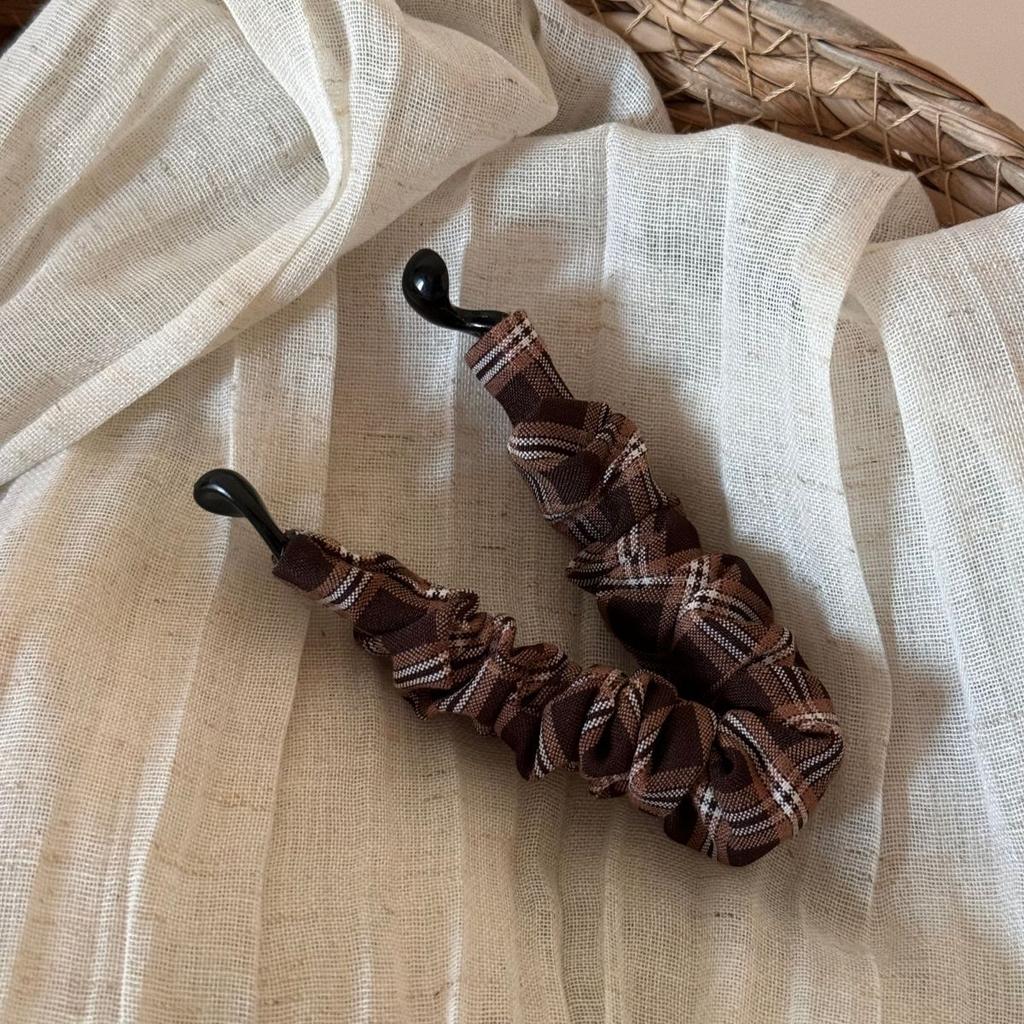Fabric Banana Clip Korean Elegant Leopard Print Ponytail Holder Ponytail Clip Hair Claw Hairpin Sweet Bowknot Hair Clip Women