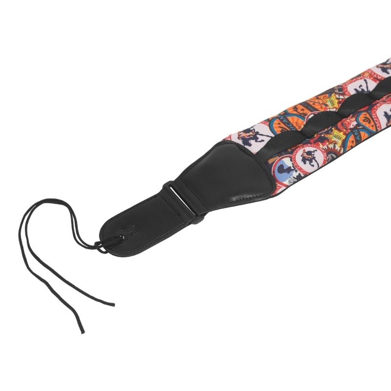 Universals Guitar Bass Strap Adjustable Guitar Shoulder Strap Belt PU Leather Ends Guitar Shoulder Strap Enduring