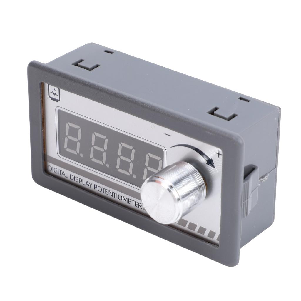 DC Digital Display Potentiometer, Programmable Variable Resistor with 4 Digit Screen for Speed Controller PLC Inverter