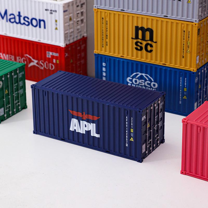 1:35 Scale 20ft Container Model Simulation, Customizable with Patterns and Text - Perfect Business Anniversary Gift