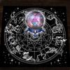 Square Flannel Tarot Altar Cloth Card Board Game Astrology Oracles Card Pad Table Cover Card Mat Divination Tablecloth