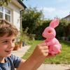 Yousheng Screaming Rabbit Squeaky Toy with Realistic Sound Soft TPR Fidget for Stress Relief Pranks Cute Animal-Shaped Decompression Gadget for Kids