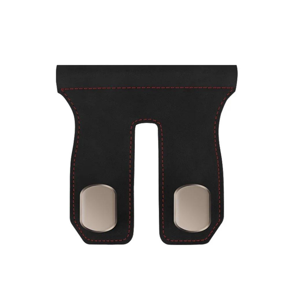 Suede Hanging Bag Hook Metal Car Handbag Holder Universal Car Seat Hook  Co-Pilot Storage Box