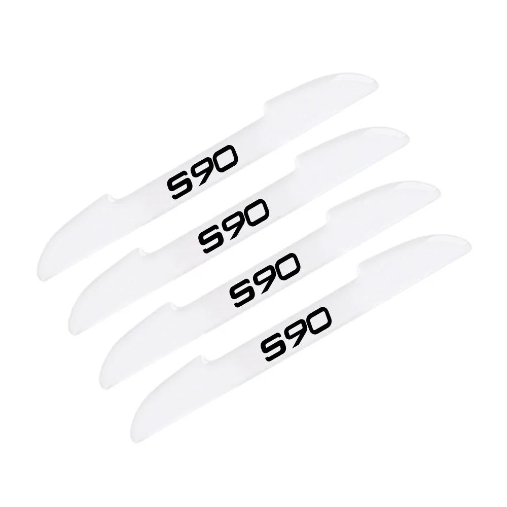 4PCS Car Anti-Collision Strips Auto Accessories For Volvo XC90 XC60 C30 T6 S60 C70 XC40 V40 XC70 V70 V60 V50 S80 S40 AWD V90 S90