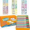 30 Libretti da Leggere e Ritmare Libretti Famiglie di Parole Flashcard Carte Vocabolario ABC Gioco Educativo di Lettura