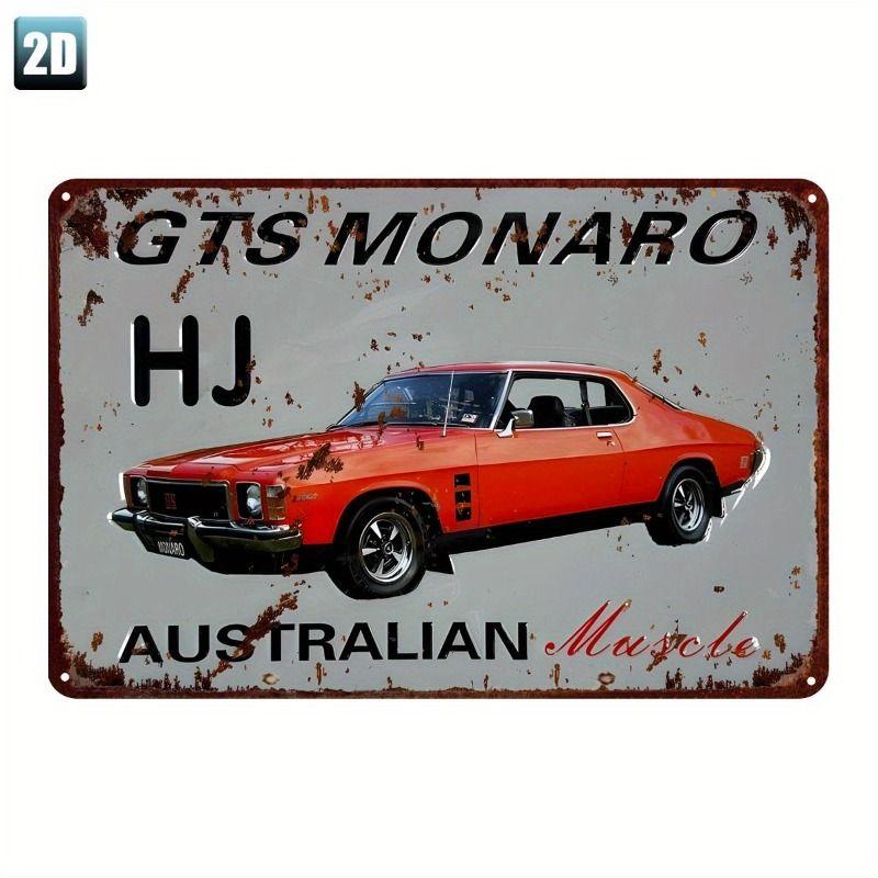 Retro Metall Blechschild Kunst Wanddekor für Auto Garage Man Cave Bar