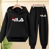 Frühling und Herbst Kinder Jungen und Mädchen Casual Sport Top + Hose 2-teiliger Mädchenanzug 3-14 Jahre alt Outdoor-Jogginganzug