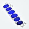 Blue Sapphire Gemstone Handmade 925 Sterling Silver Jewelry Blue Sapphire Neclace Bracelet Set, Antique Jewelry Set, Party Wear Gifts
