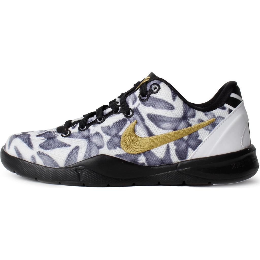 Nike Kobe 8 PS Mambacita Dětské tenisky Bílá Metalická-Zlatá Černá FN0267-102