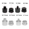 Microphone Stand Fix Tripod Monopod Screw Adapter Transfer Mic Thread Adapter Set 1/1" To 1/8" Male Female 1/8" To 1/8" Screw