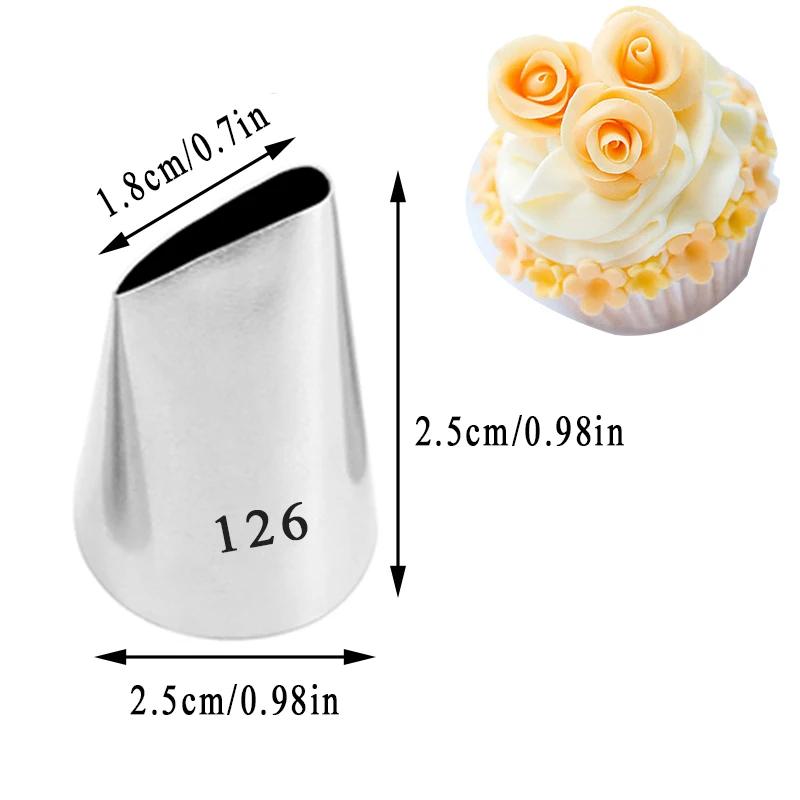 Promotion Multi-size Rose Petals Icing Piping Nozzles Cake Decorating Pastry Tip Sets Fondant Cake Tools