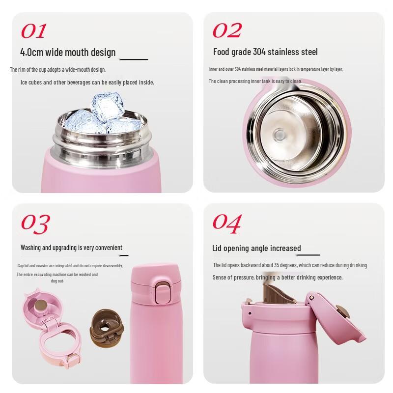 Tiger One-Touch Stainless Steel Vacuum Insulated Mug