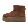 UGG Klassische Mini-Plateau-Stiefel Kastanie Damen-Sneaker Braun 1134991-CHE