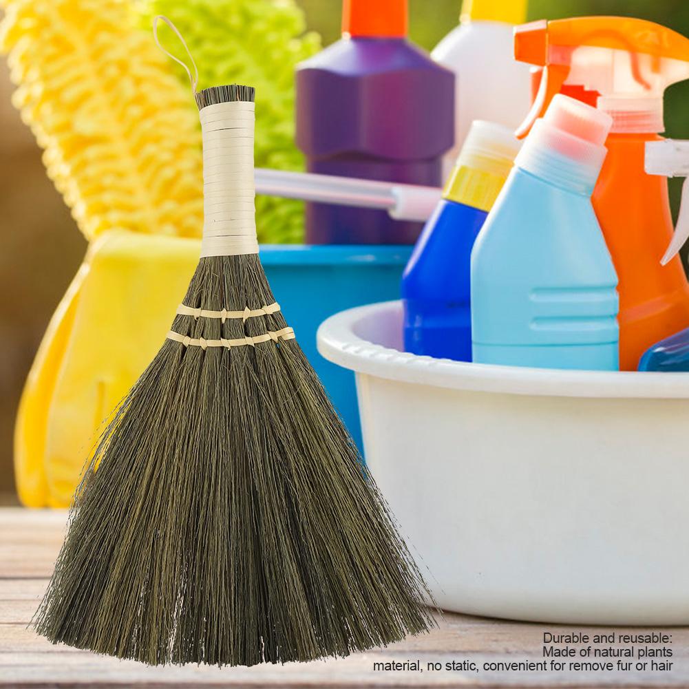 Small Whisk Broom, Handheld Record Cleaning Brush, Record Brush Cleaner   Manual Straw   Whisks, Away Dust Household   Dust Floor Clea