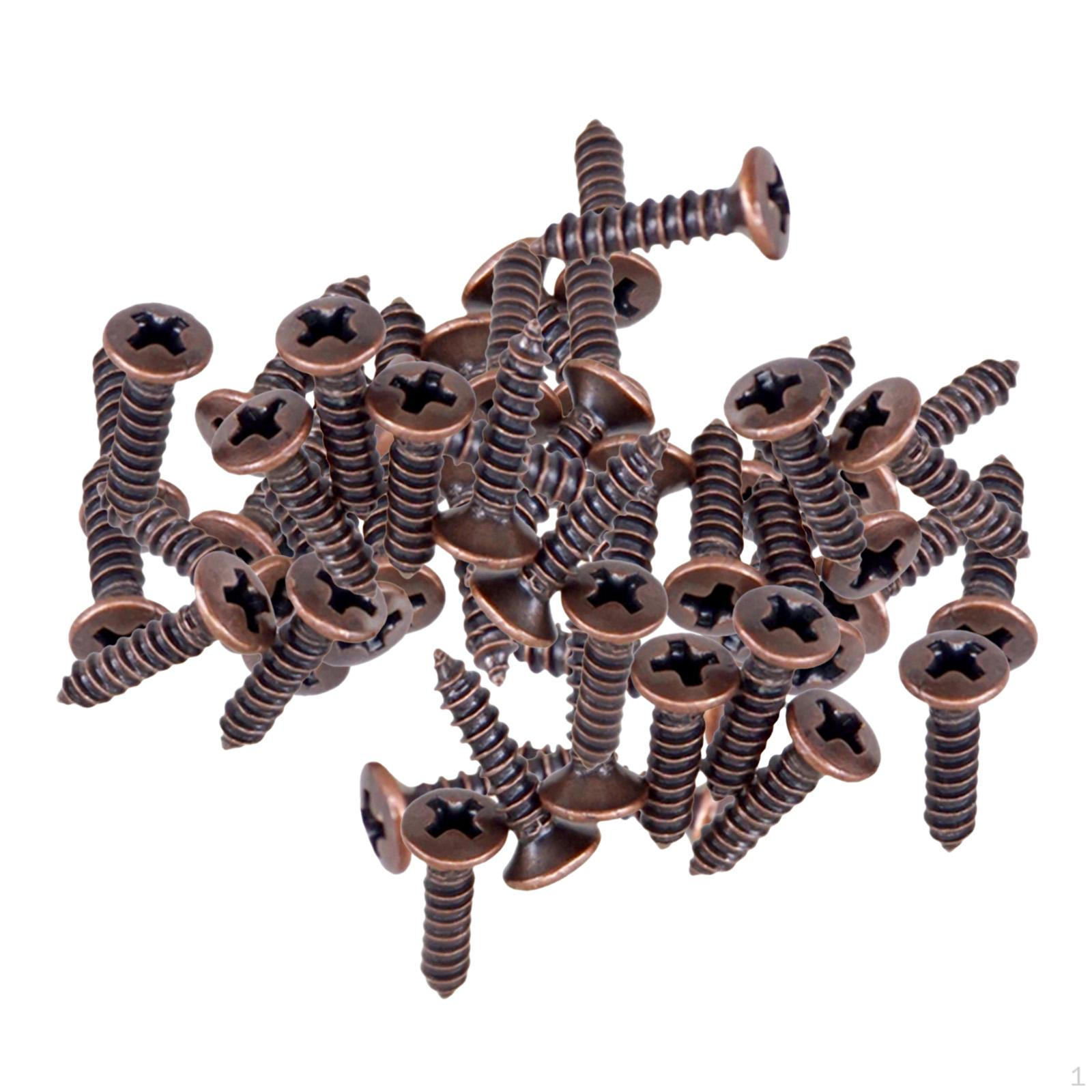 Крепежные винты для гитарного и басового пикгарда (защитной накладки) для ST SQ Аксессуар Copper 2.5x12mm