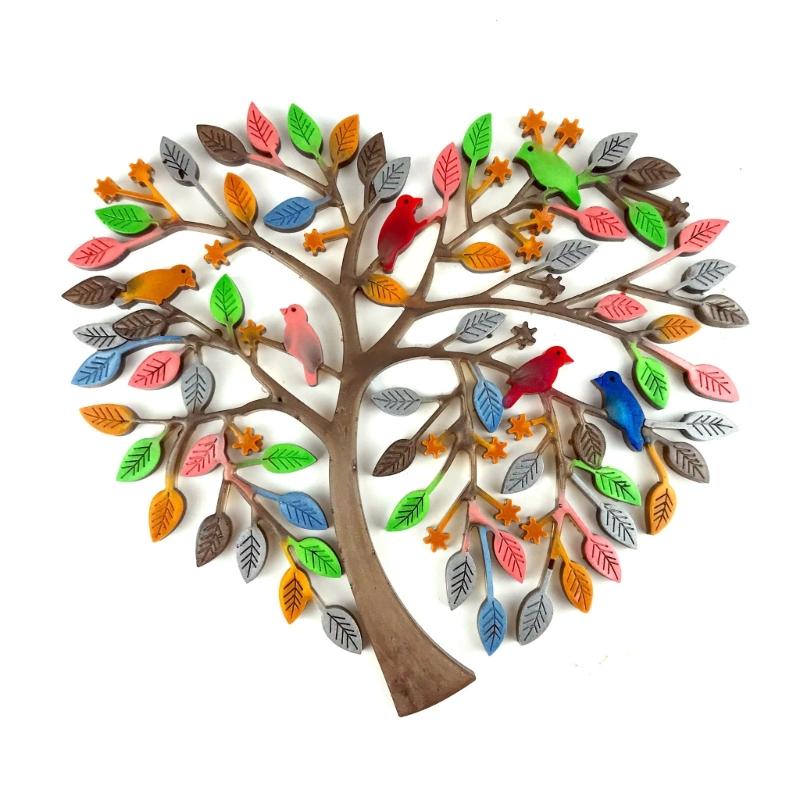 Herzbaum Wanddeko Harzformen, Wandkunst Silikonformen für Epoxidharz Guss, Türbaum Wandkunst Heimdekorationen