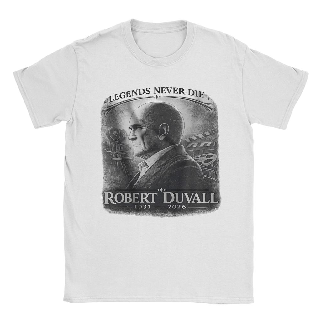 Graphic Printed Robert Duval T Shirt For Unisex Pure Cotton Tee Shirt Short Sleeve Tops