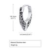 Gothic Hoop Earrings for Men Boys, Rock Punk Stainless Steel Stylish Huggie Hoops Ear Gifts for Him Jewelry