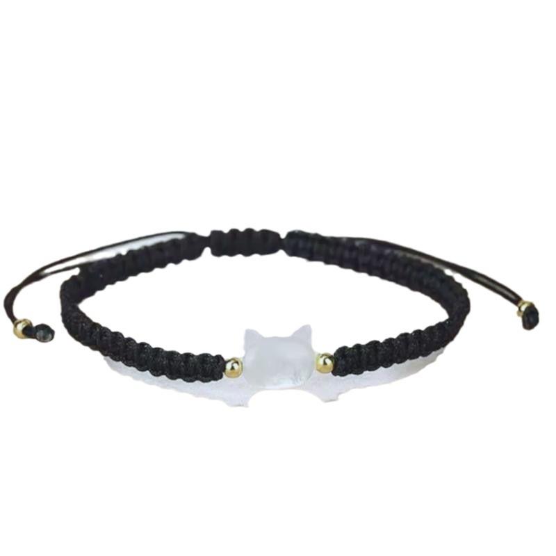 Kuaishou Douyin Style Seashell Cat Bracelet: Handmade Woven Bestie Gift for Girlfriend or Student