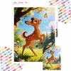 Diamond Painting Handmade Diy Mosaic Cute Deer Butterfly Rhinestone Kit Home Decoration Gift