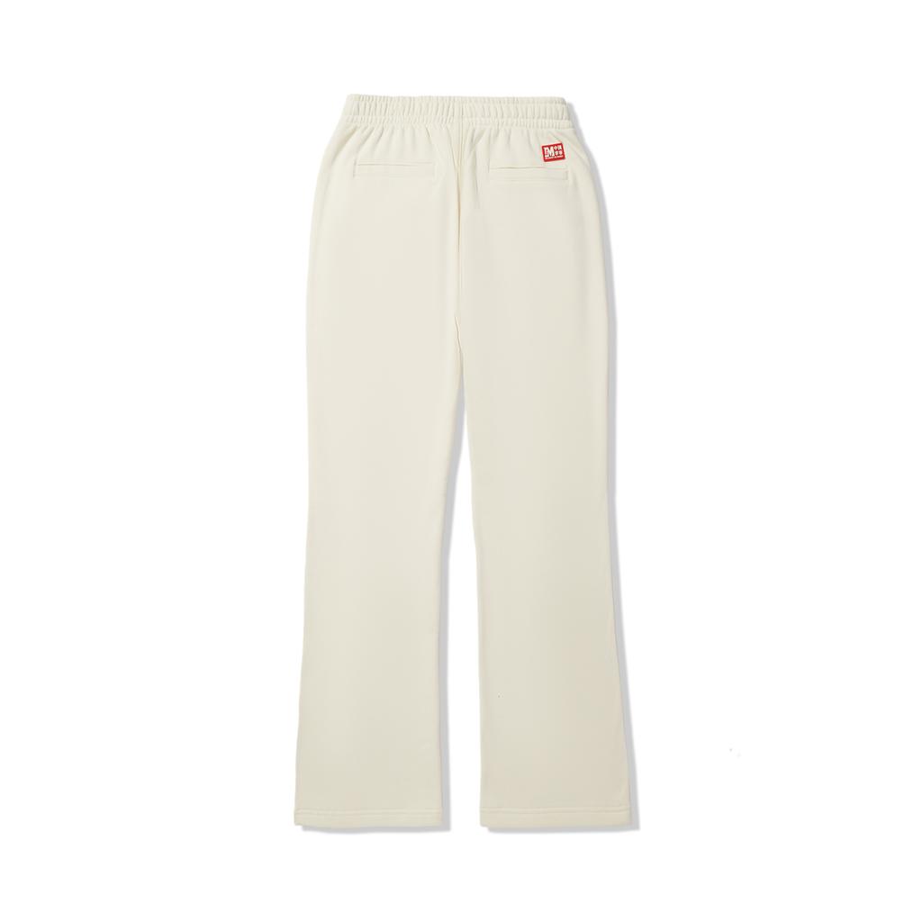 Li Ning Daily Prosperity Series Comfortable Simple Straight Loose Casual Pants Women bottoms Rice-Paper-White AKLV700-1